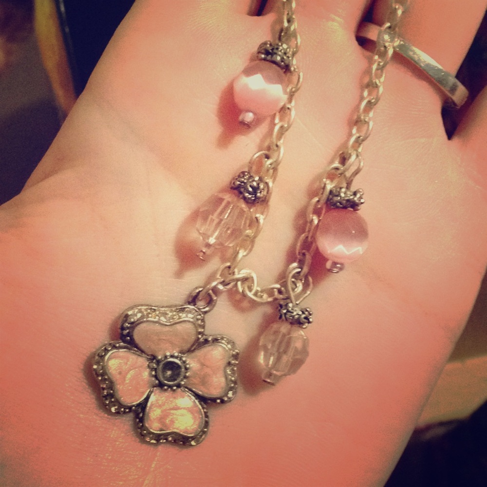 Pink Floral Necklace